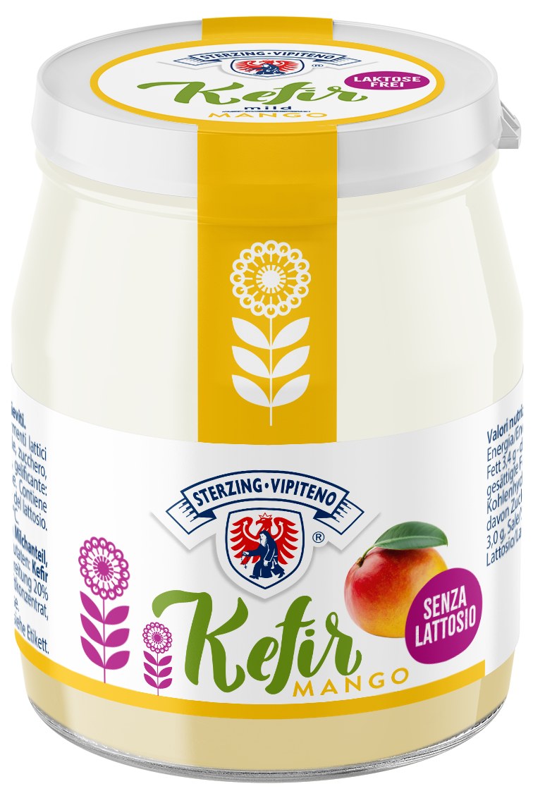 Latteria Vipiteno - Kefir Intero Senza Lattosio Mango