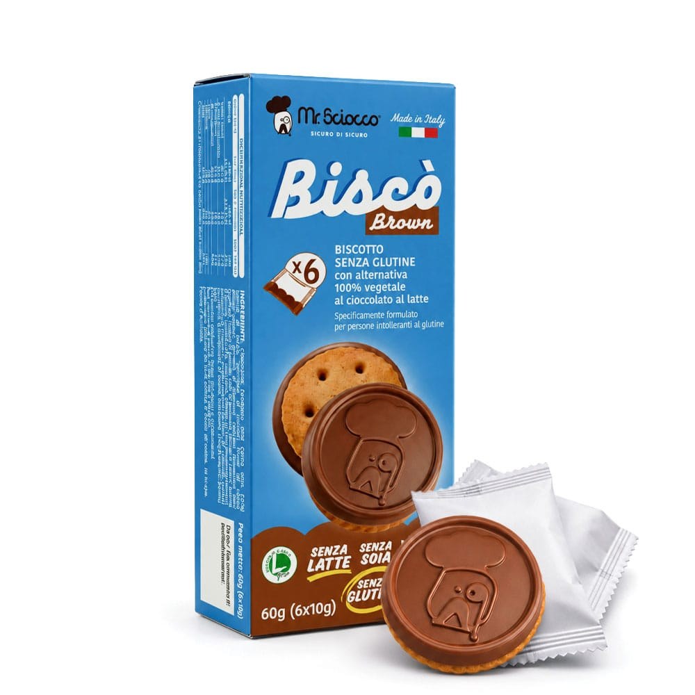 Mr. Sciocco - Biscò Brown Vegetale al Cioccolato al Latte