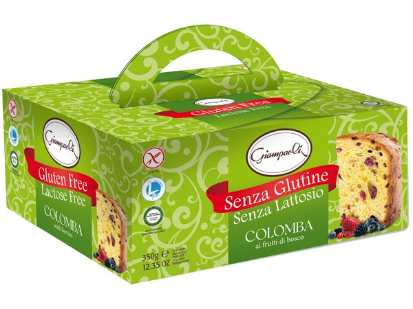 Giampaoli - Colomba Senza Glutine e Senza Lattosio ai Frutti di Bosco