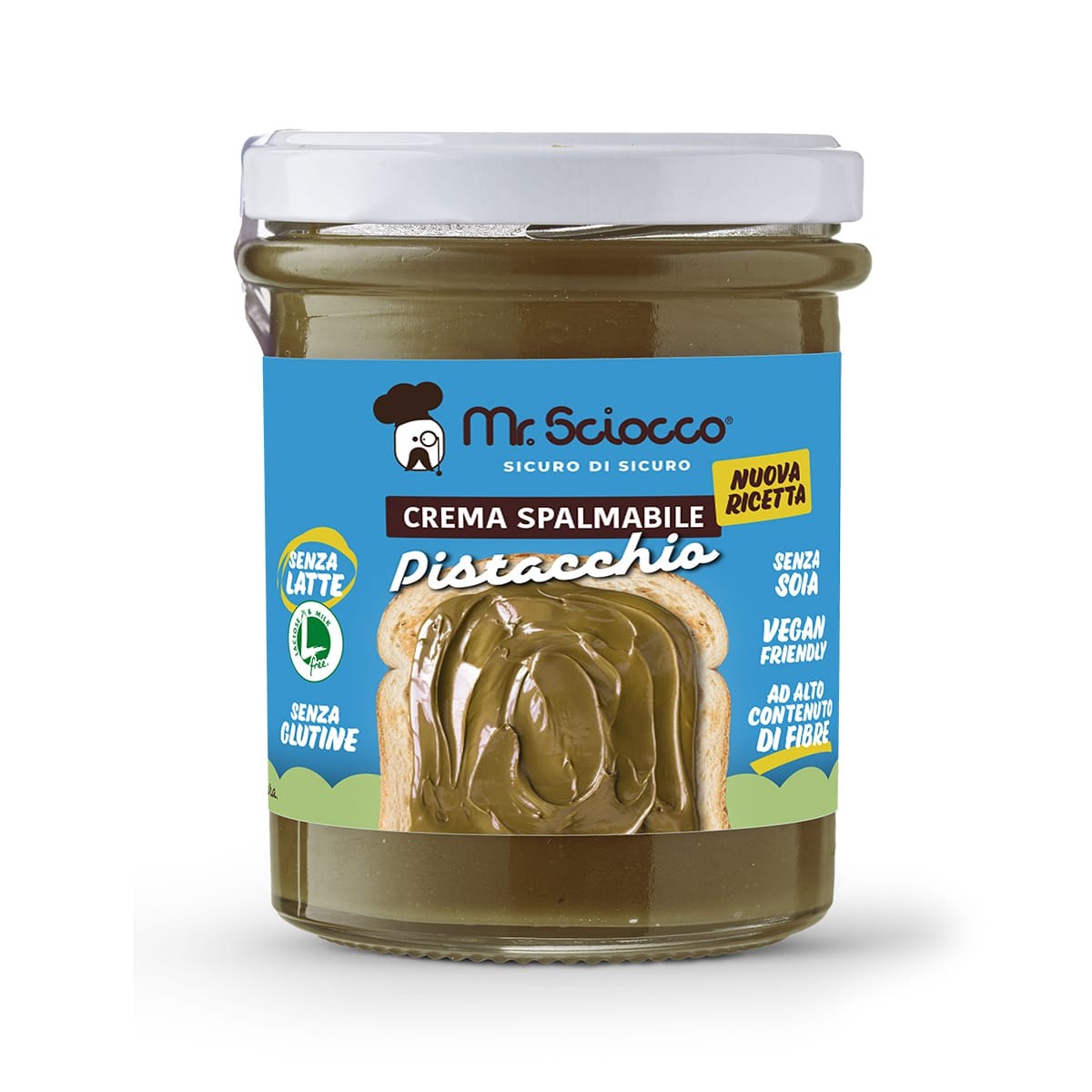 Mr. Sciocco - Crema Spalmabile Pistacchio Senza Lattosio