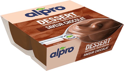 Alpro - Dessert al Cioccolato Fondente 4×125 g