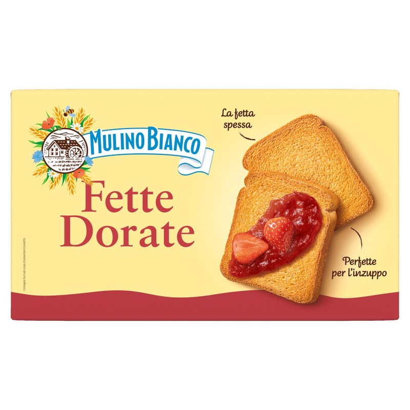 Mulino Bianco - Fette Biscottate Dorate