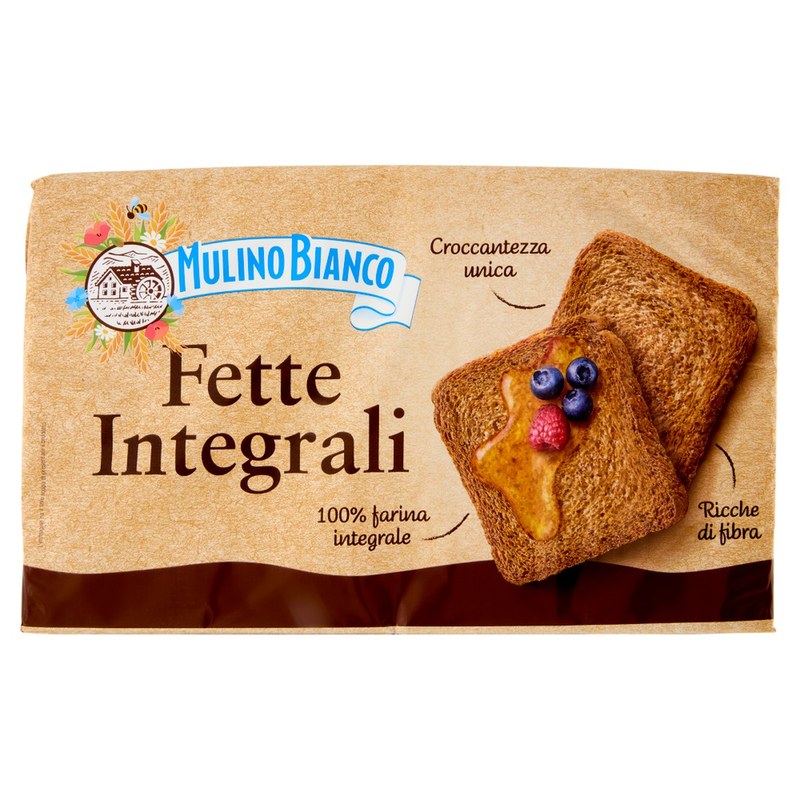 Mulino Bianco - Fette Biscottate Integrali