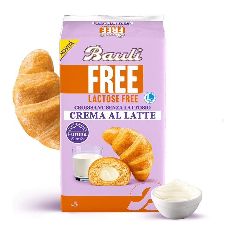 Bauli - Croissant Crema al Latte Senza Lattosio