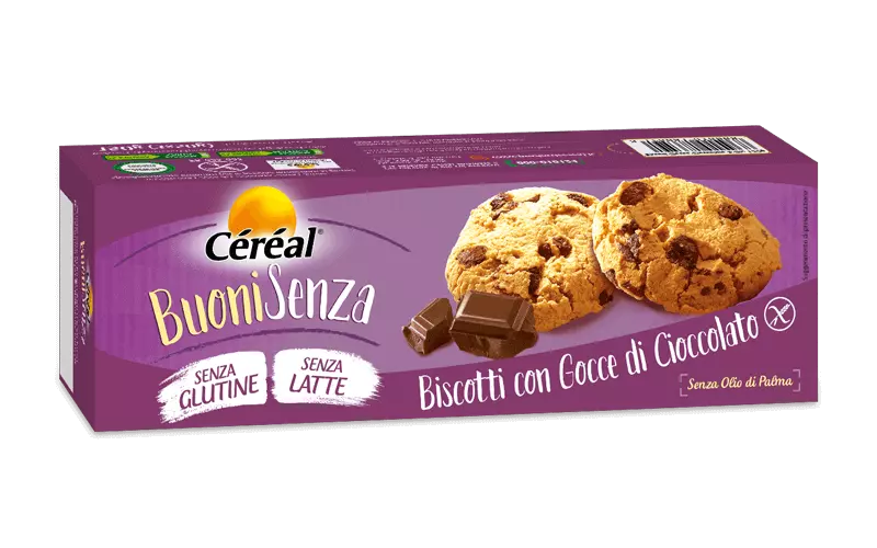 Cèrèal - Biscotti con Gocce di Cioccolato