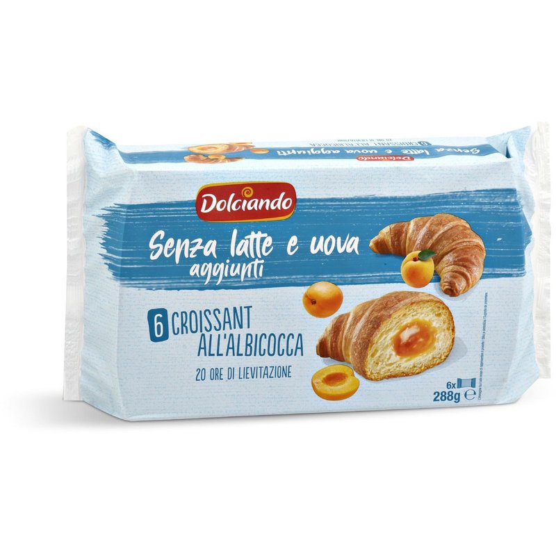 Eurospin - Croissant all’Albicocca Senza Latte e Uova Aggiunti Dolciando