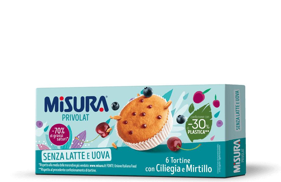 Misura - Tortina Ciliegia e Mirtillo