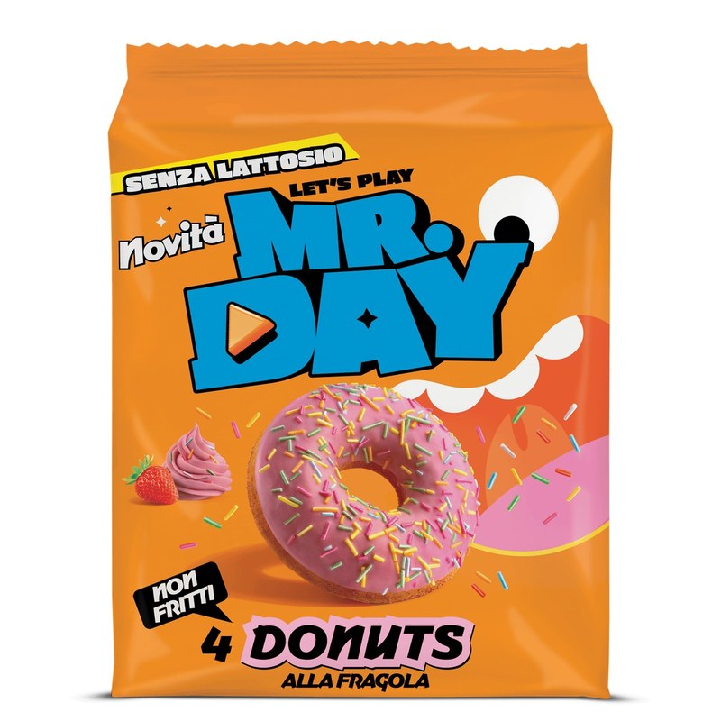 MrDay - Donuts alla Fragola Senza Lattosio