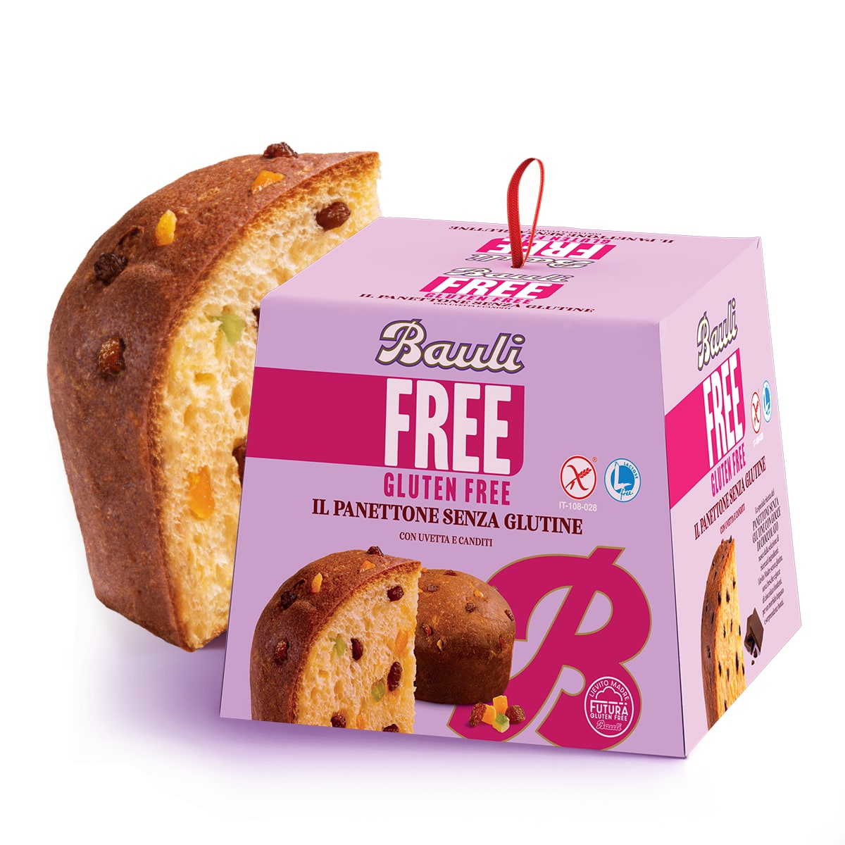 Bauli - Panettone Classico Senza Glutine e Senza Lattosio