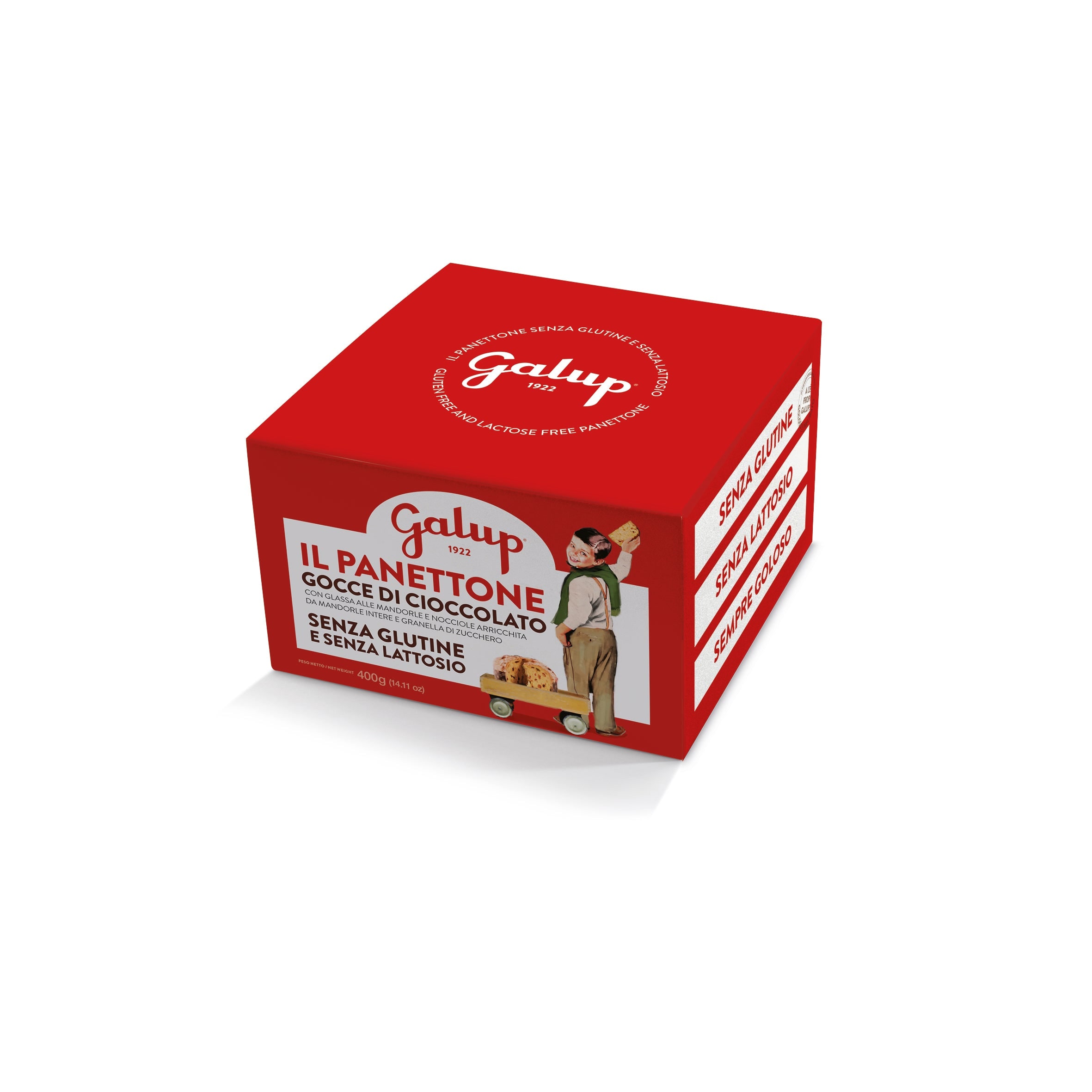 Galup - Panettone Gran Galup Gocce di Cioccolato Senza Glutine