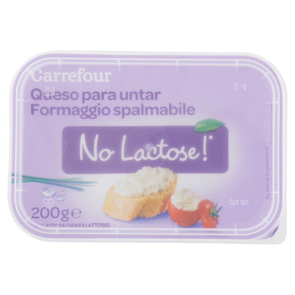 Carrefour - No Lactose Formaggio Spalmabile Senza Lattosio