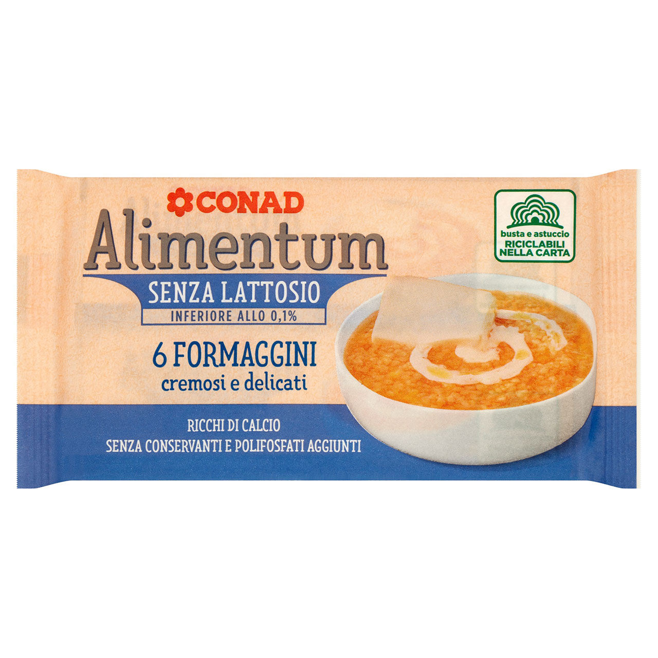 Conad - 6 Formaggini Alimentum Senza Lattosio