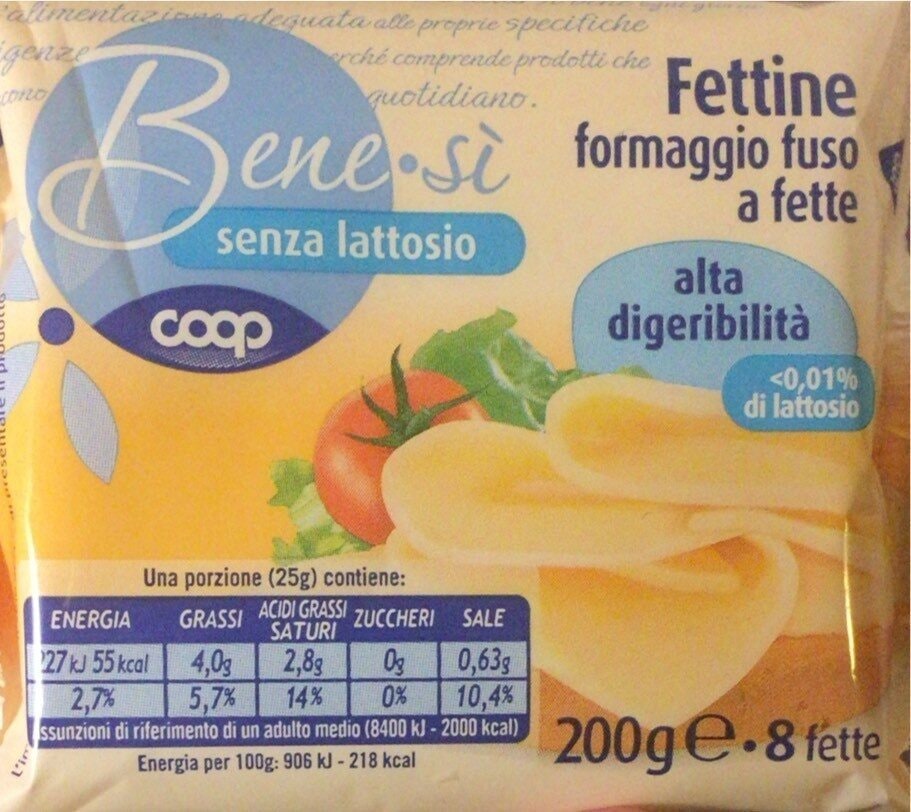 Coop - Fettine Senza Lattosio Bene Sì 8×25 g
