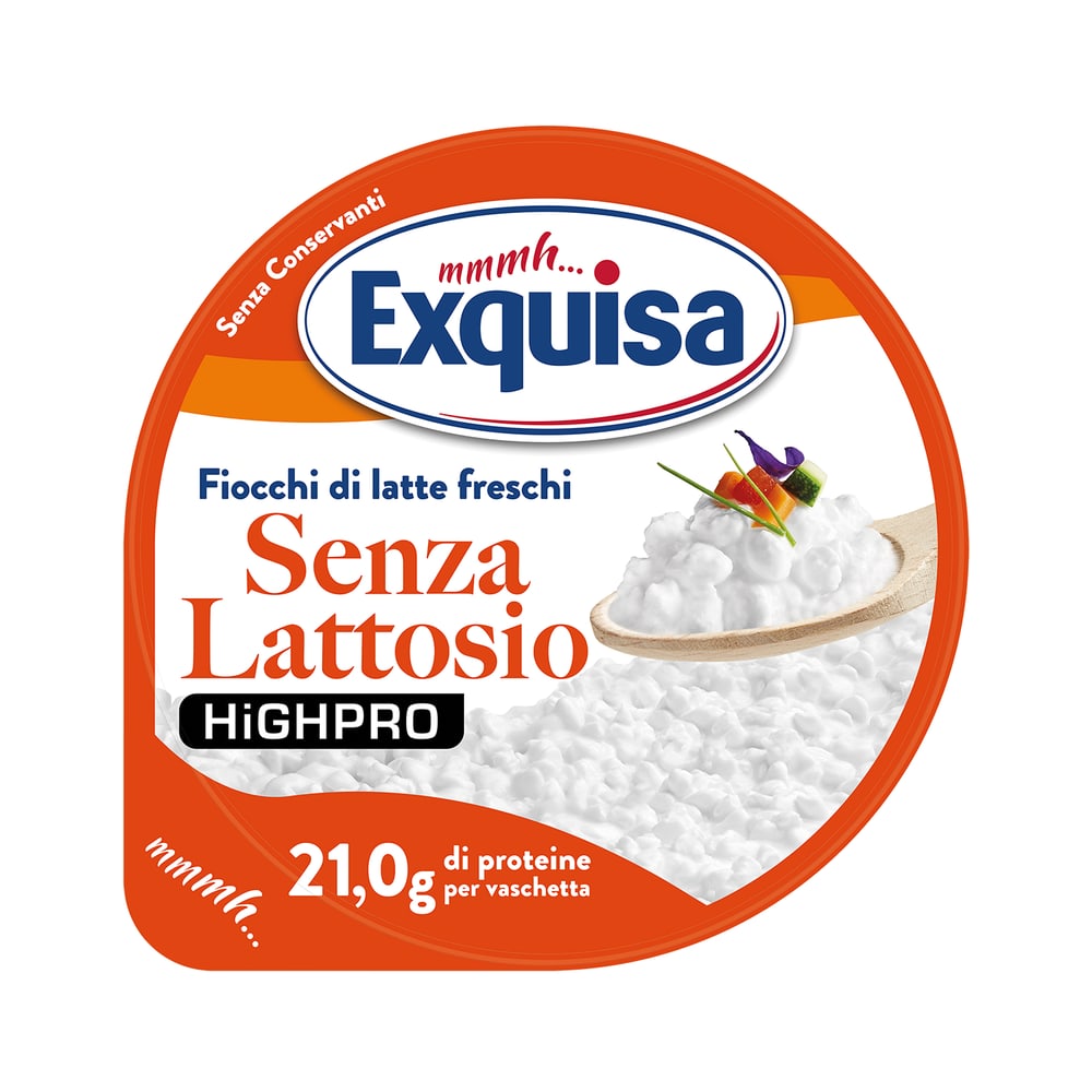Exquisa - Fiocchi di Latte HighPro Senza Lattosio