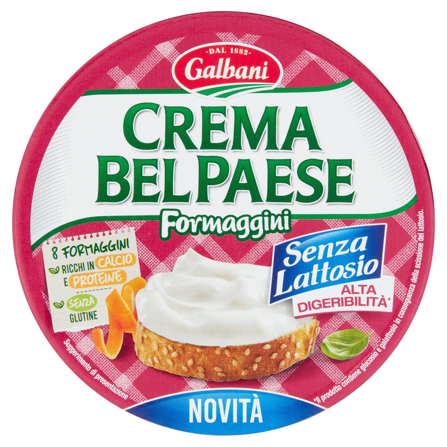 Galbani - Crema Bel Paese Formaggini Senza Lattosio
