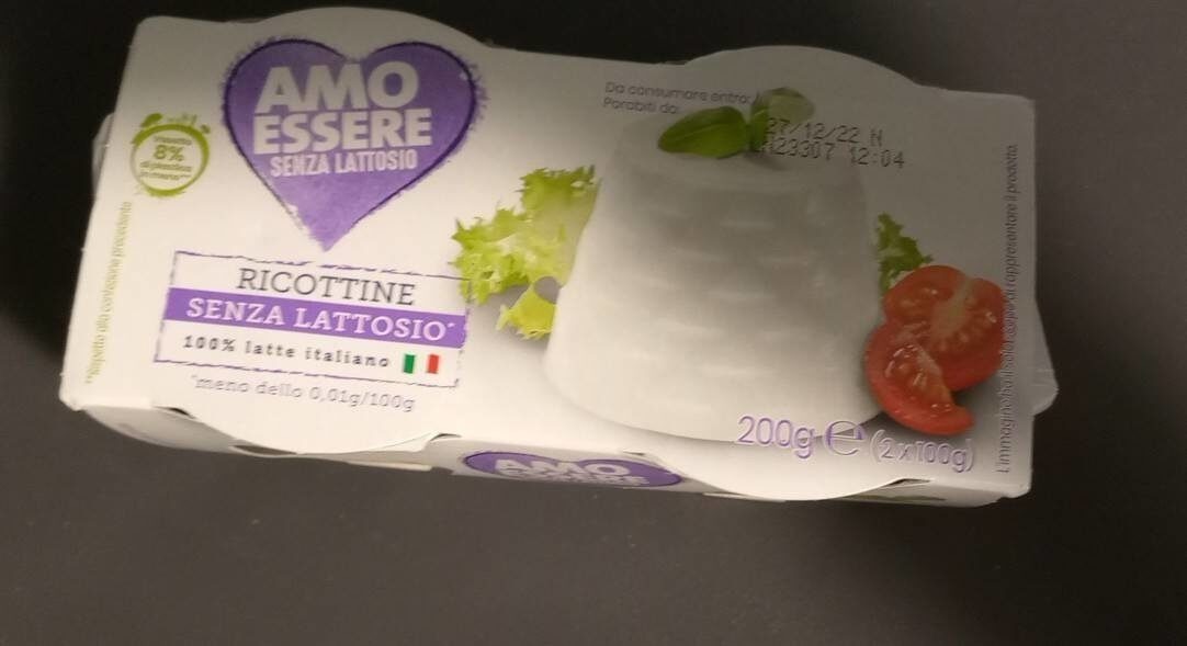 Eurospin - Ricottine Senza Lattosio Amo Essere