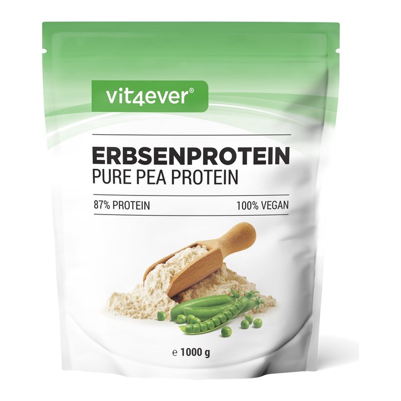 Confezione di vit4ever Proteine di Pisello, 1 kg