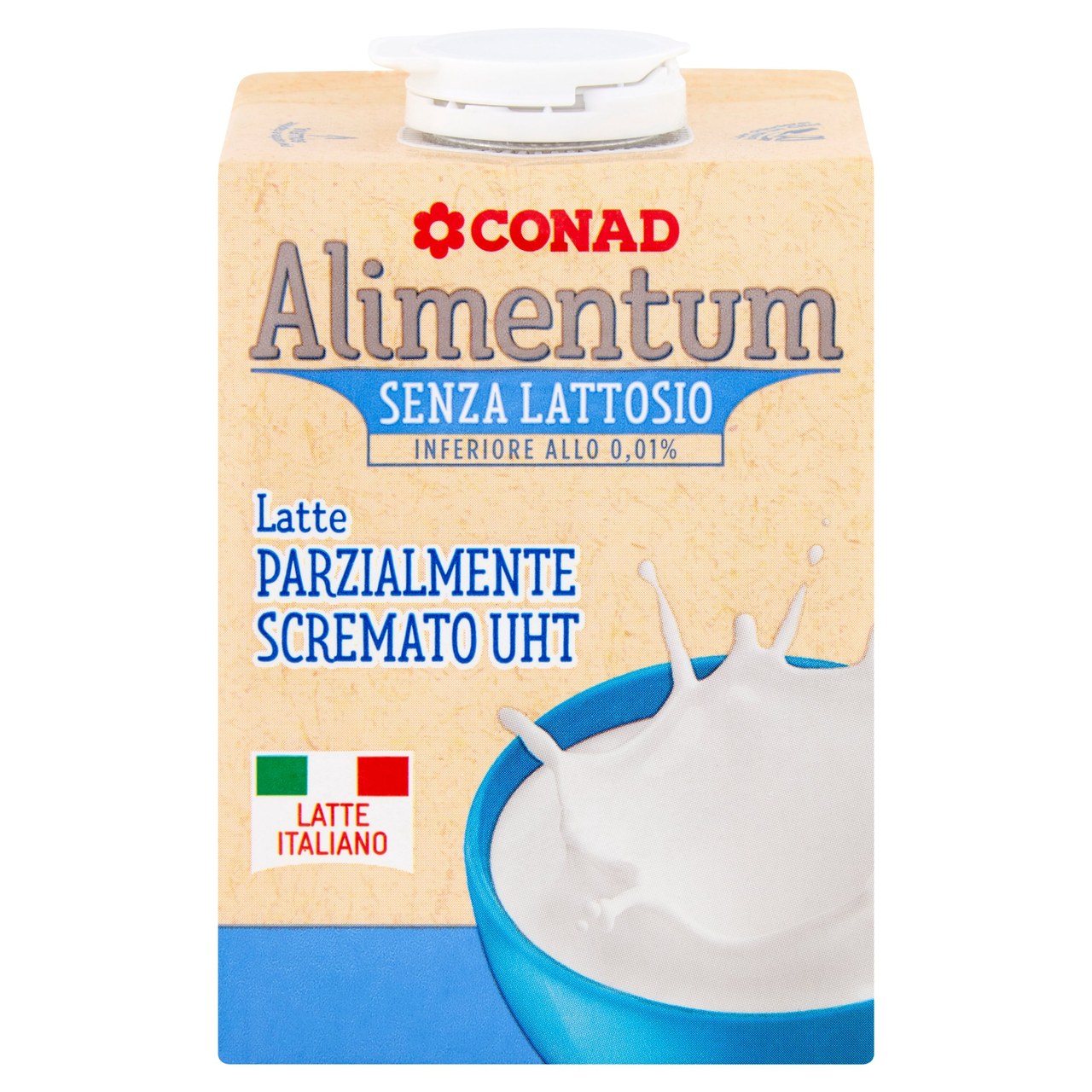 Conad - Alimentum Latte Parzialmente Scremato UHT Senza Lattosio 500 ml