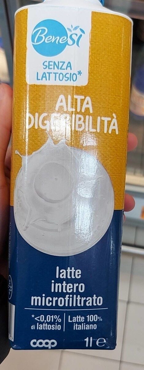 Coop - Latte Intero Microfiltrato Senza Lattosio Bene Sì 1 l