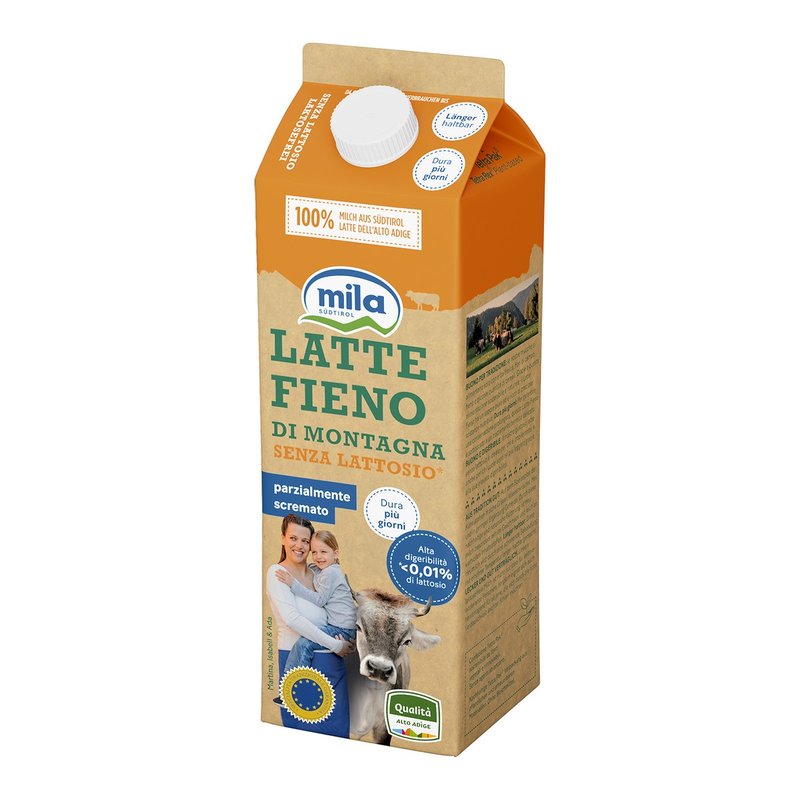 Mila - Latte Fieno Parzialmente Scremato Senza Lattosio Più Giorni