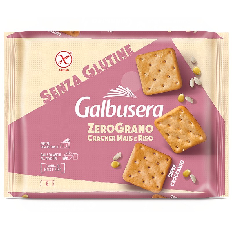 Galbusera - ZeroGrano Cracker con Riso e Mais