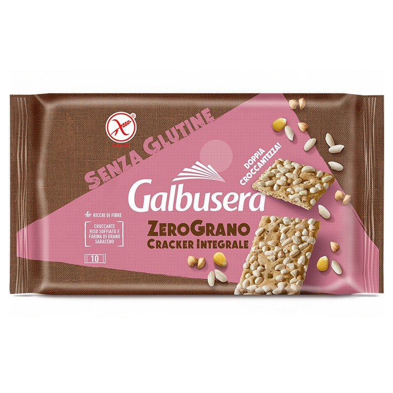 Galbusera - ZeroGrano Cracker Integrali con Riso Soffiato