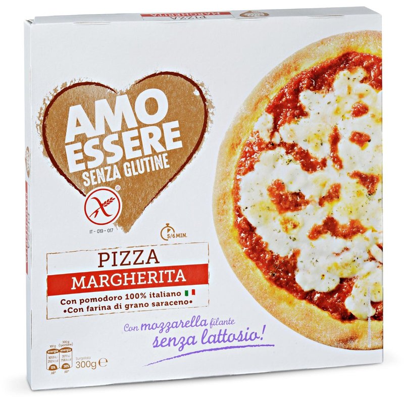 Eurospin - Pizza Margherita Amo Essere Senza Glutine e Senza Lattosio