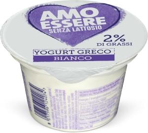 Eurospin - Yogurt Greco Bianco 2% Senza Lattosio Amo Essere