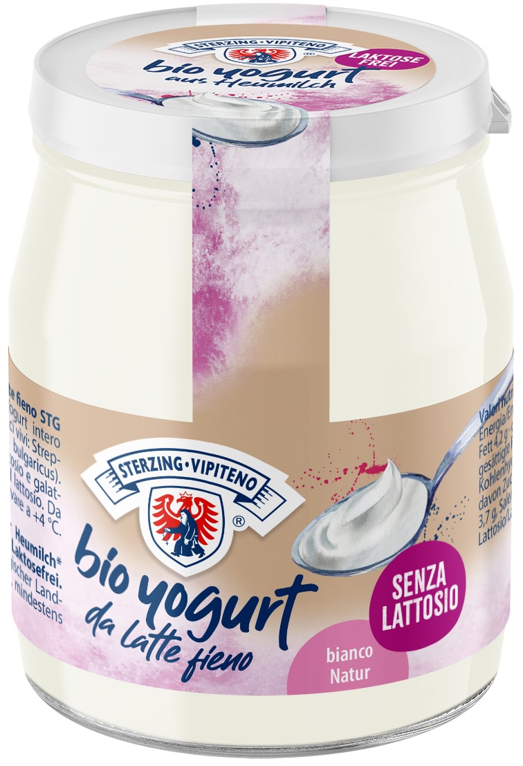 Latteria Vipiteno - Yogurt Bio Senza Lattosio Bianco Latte Fieno