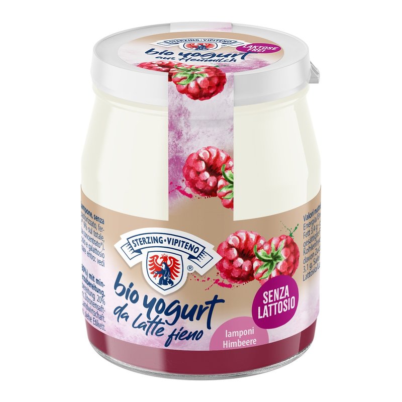 Latteria Vipiteno - Yogurt Bio Senza Lattosio Lampone (Latte Fieno)