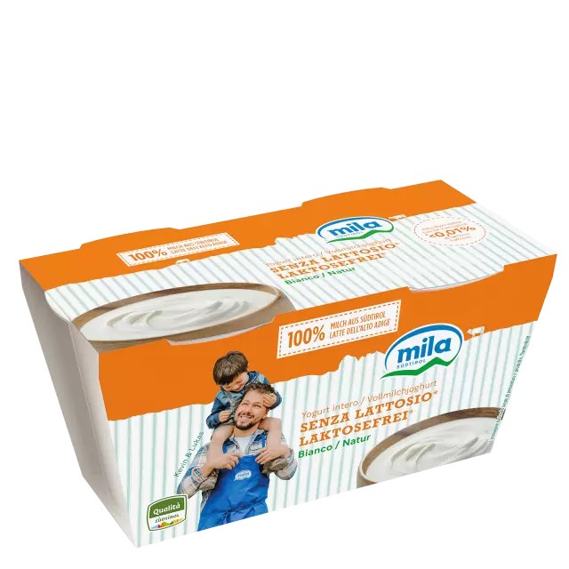 Mila - Yogurt Intero Senza Lattosio Bianco